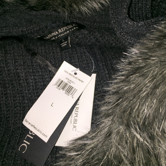 Banana Republic Batwing Coat Sweater Large - Picture 7 of 8